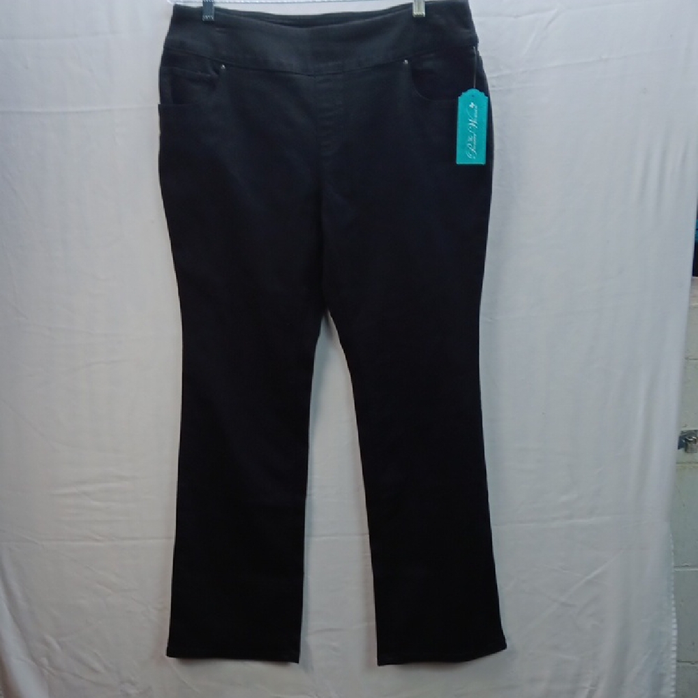The Pioneer Woman Jeans Women's Size: 16-18 Pull On Embroided Bootcut Black